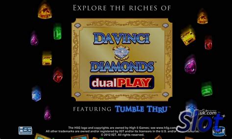Da Vinci Diamonds Dual Play Free Play in Demo Mode .